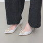 【新品預訂】日本製 Launa Lea 寶石尖頭高跟鞋 (484A) (藍灰色 Z / Blue Grey Z)