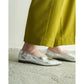【新品預訂】日本製 Lauf Oletta  [All Weather] 全天候 可踩踭 柔軟大扣環V型平底鞋（LRP139 SILVER）