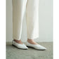 【新品預訂】日本製 Lauf Oletta  [All Weather] 全天候 可踩踭 柔軟大扣環V型平底鞋（LRP139 IVORY）