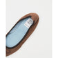 日本製【珍珠色調防水】Emma Francis 真皮 尖頭平底芭蕾舞鞋(01b-L S104)(Brown leather suede) （ブラウン レザースエード）