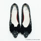 【限定品預訂】售完即止【HELLO KITTY × Launa lea 特別聯名】日本製蝴蝶結平底鞋 (460K)(黑色/Black Z/C)