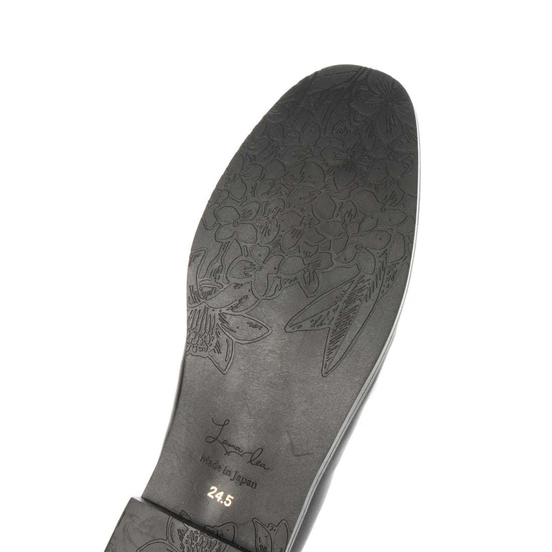 日本製  Launa lea 金色比特樂福鞋 (500) (黑色／Black )