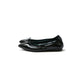 日本製【珍珠色調防水】Emma Francis 真皮 尖頭平底芭蕾舞鞋(01b-L M101)(Black Leather Mylar) （ブラック レザーマイラー）