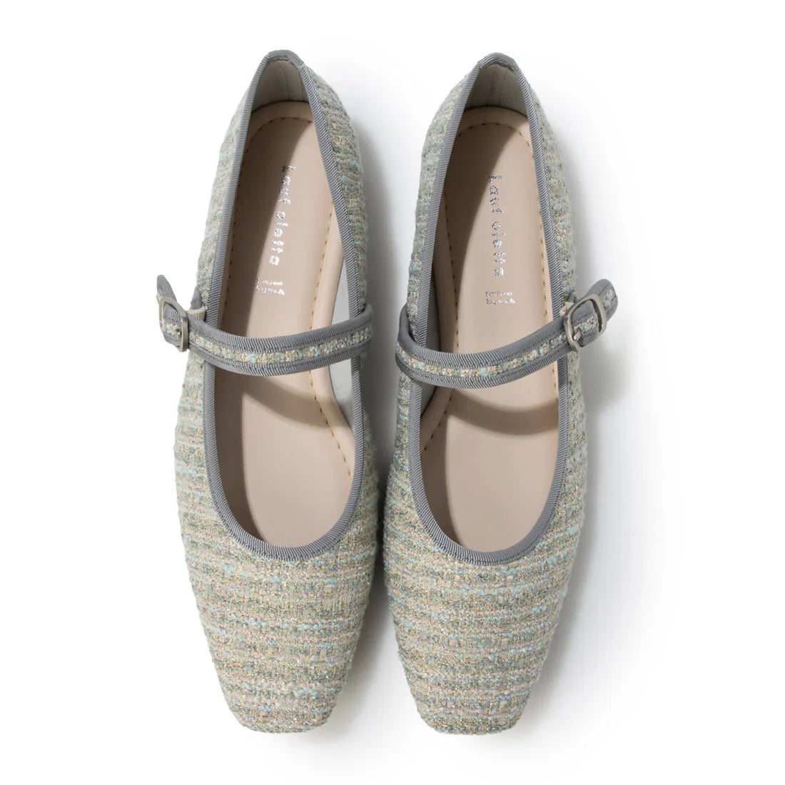 【新品預訂】日本製 Lauf Oletta 方頭織物材質瑪莉珍鞋 (LH115 MINT-Z) (薄荷綠色)