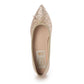 【新品預訂】日本製 Launa lea 閃耀亮片尖頭芭蕾鞋 ( B4601A ) (粉杏色 Z / PK Beige Z )
