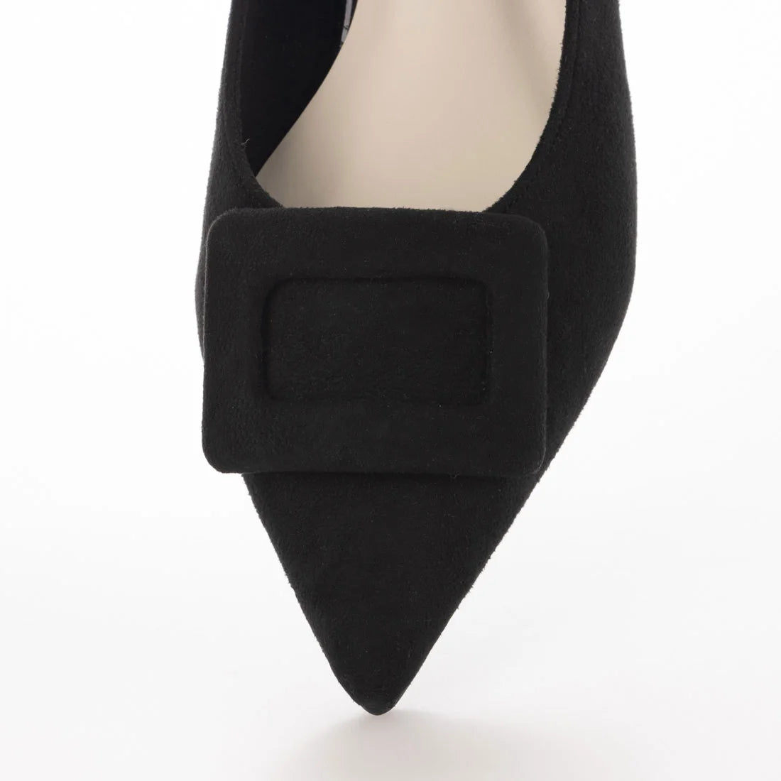 日本製 Launa lea 扣尖頭高跟鞋 (459A) (黑色 S / Black S )