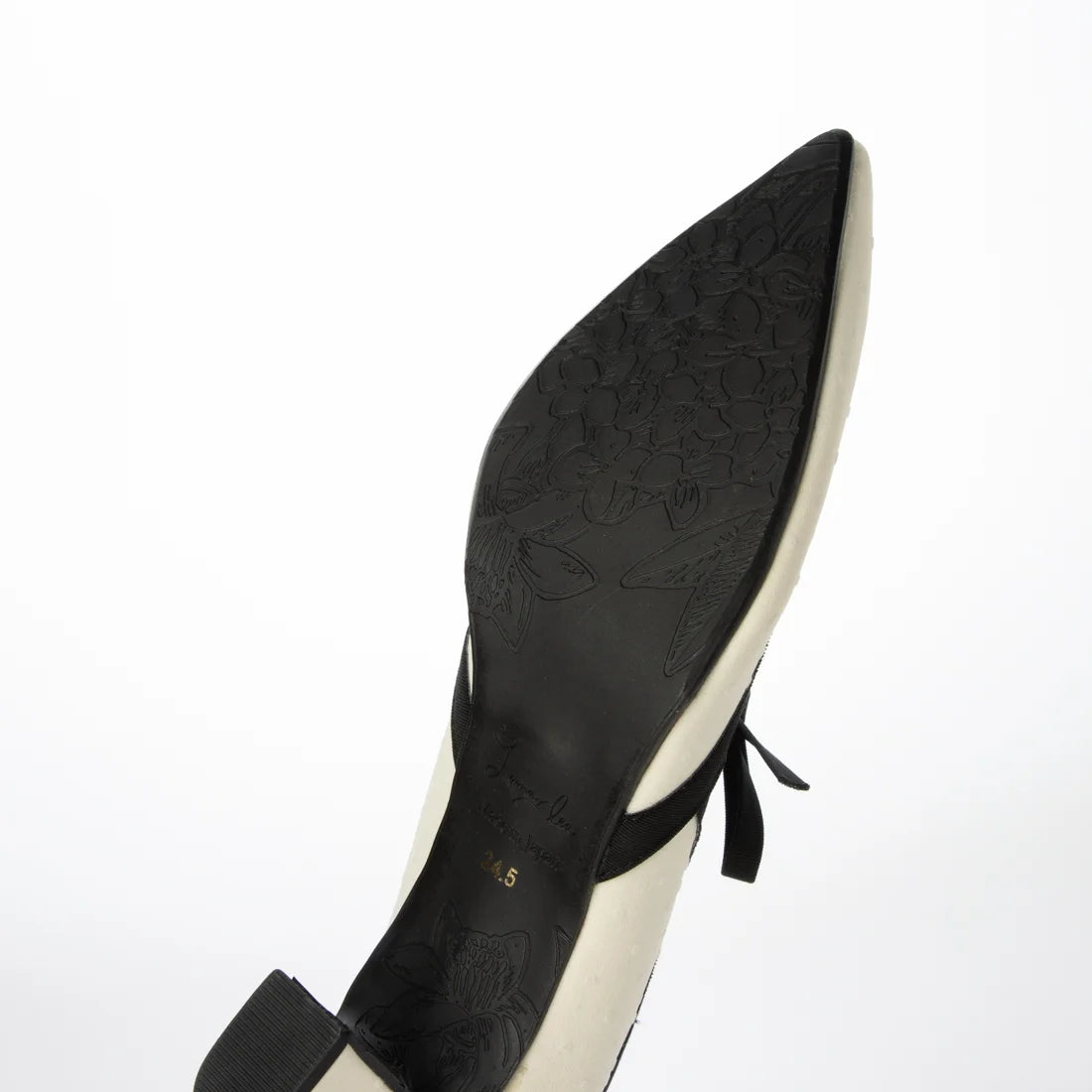 【新品預訂】日本製 Launa Lea 6cm踭蝴蝶結瑪莉珍高跟鞋( 577A ) ( 象牙色 Z / Ivory Z)