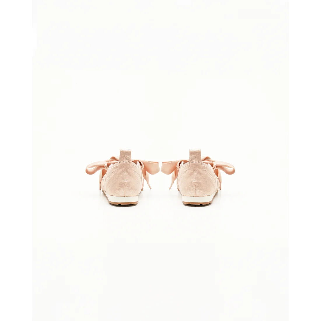 【新品預訂】日本製Emma Francis   繫帶芭蕾舞運動鞋（粉色聚酯）(09l-M 144)