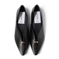 【新品預訂】日本製 Lauf Oletta  [All Weather] 全天候 蝴蝶剪裁小金屬扣平底鞋（LRP154 BLACK）(黑色)
