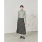 【新品預訂】日本製Emma Francis 側面帶寶石的樂福鞋 (2002h TW411)（黑白色粗花呢）