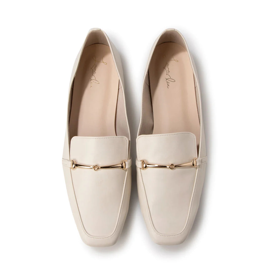 日本製 Launa Lea 時尚金扣配飾 Loafer (0457) Ivory