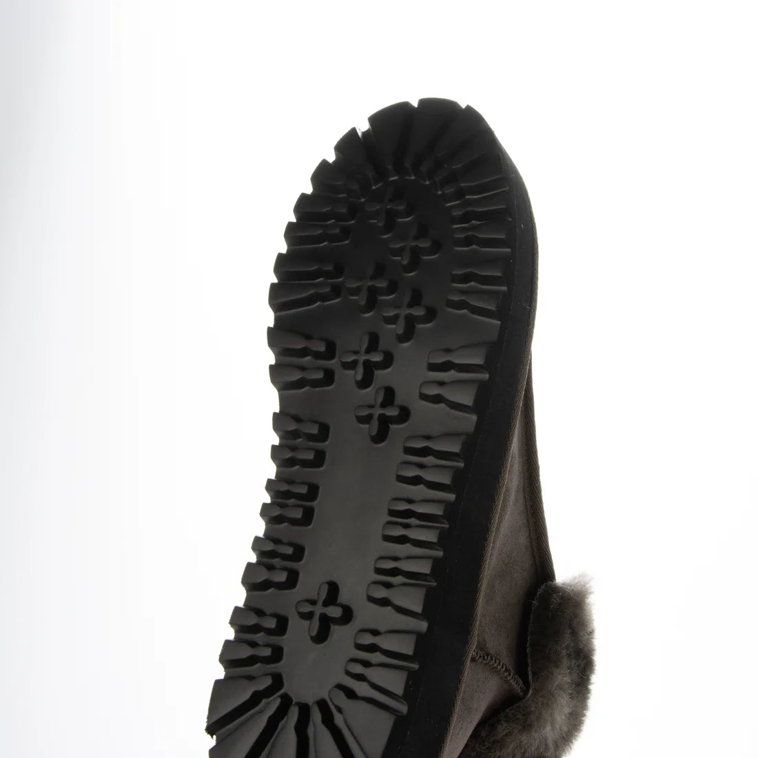 【新品現貨】Lauf Oletta 3.5cm厚底麂皮羊毛絨短靴(L131)(D.GRAY-S)