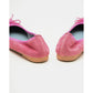 日本製【珍珠色調防水】Emma Francis 真皮 圓頭平底芭蕾舞鞋(02b-L S143)(Dark pink leather suede)（ダークピンク レザースエード）