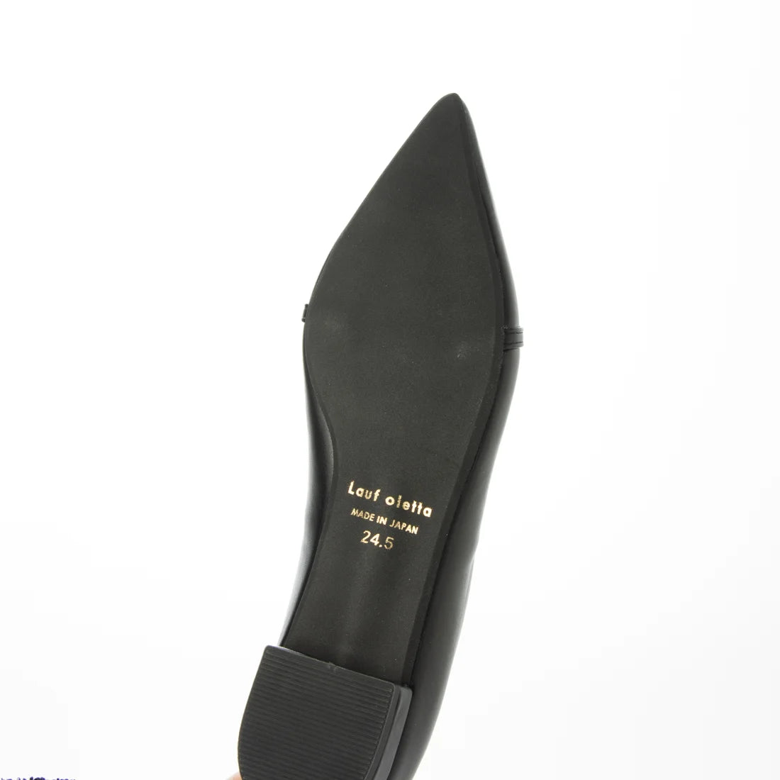 【新品預訂】日本製 Lauf Oletta [All Weather] 全天候軟皮革編織繩平底鞋（LRP146 BALCK） (黑色)