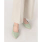 【新品預訂】日本製 Launa lea 扣尖頭高跟鞋 (459A) ( 淺綠 S / L Green S )