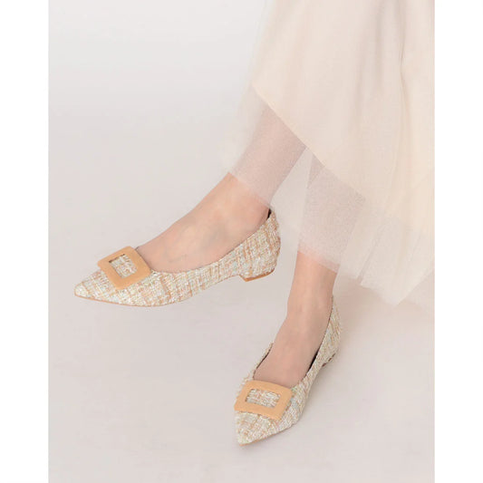 【新品預訂】日本製 Launa lea 扣尖頭高跟鞋 (459A) ( 薄荷綠 Z/C / Mint Z/C )