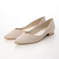 日本製 Launa lea 側切平跟高跟鞋 (492) ( 淺杏色／L Beige S )