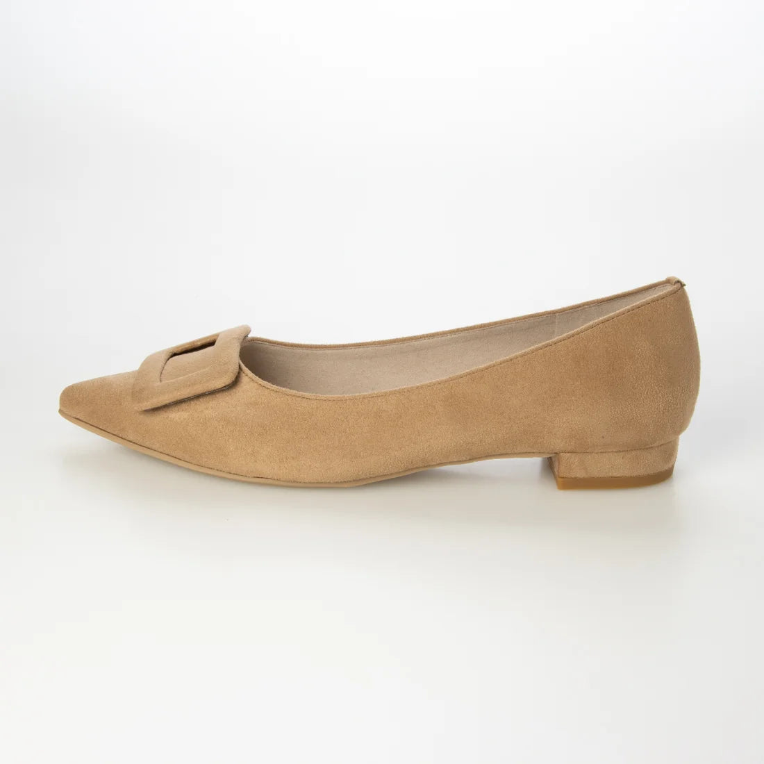 【新品預訂】日本製 Launa lea 扣尖頭高跟鞋 (459A) (杏色 S / Beige S )