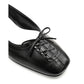 【新品預訂】日本製Emma Francis  綁帶蝴蝶結平底鞋（黑色）(03ab-M 101)