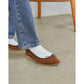 日本製【珍珠色調防水】Emma Francis 真皮 尖頭平底芭蕾舞鞋(01b-L S104)(Brown leather suede) （ブラウン レザースエード）