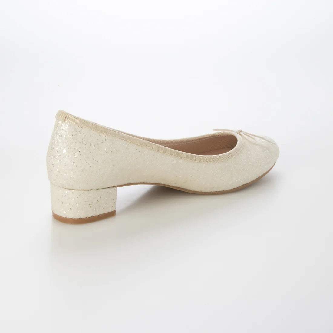 【新品預訂】日本製 Launa lea 3.5cm 踭圓頭跟芭蕾高跟鞋 ( B5601A ) (白色/White)