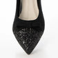 日本製 Launa lea 尖頭蝴蝶結低跟鞋 (0502) Black S/C