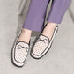 日本製 Launa Lea 蝴蝶結方頭 Loafer (0504) Pink Beige Z/C
