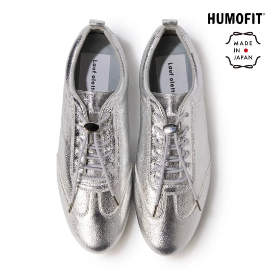 【新品預訂】日本製 Lauf Oletta    彈性鞋帶輕盈運動鞋(LH105A SILVER-S) (銀色)
