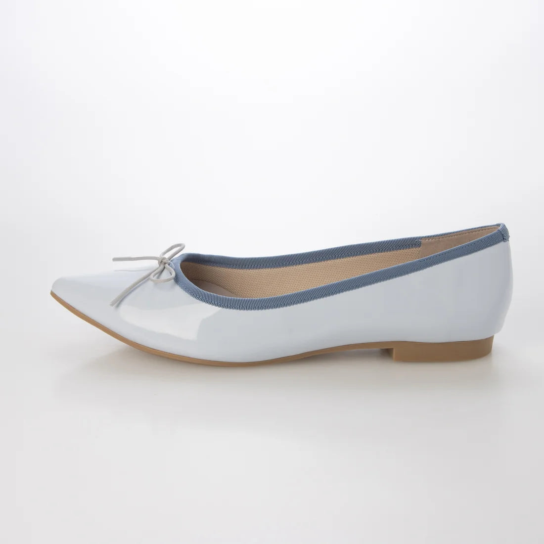 【新品預訂】日本製 Launa lea Rainyday 防水尖頭芭蕾鞋 (RB4404A) (淺藍色 E / L Blue E )