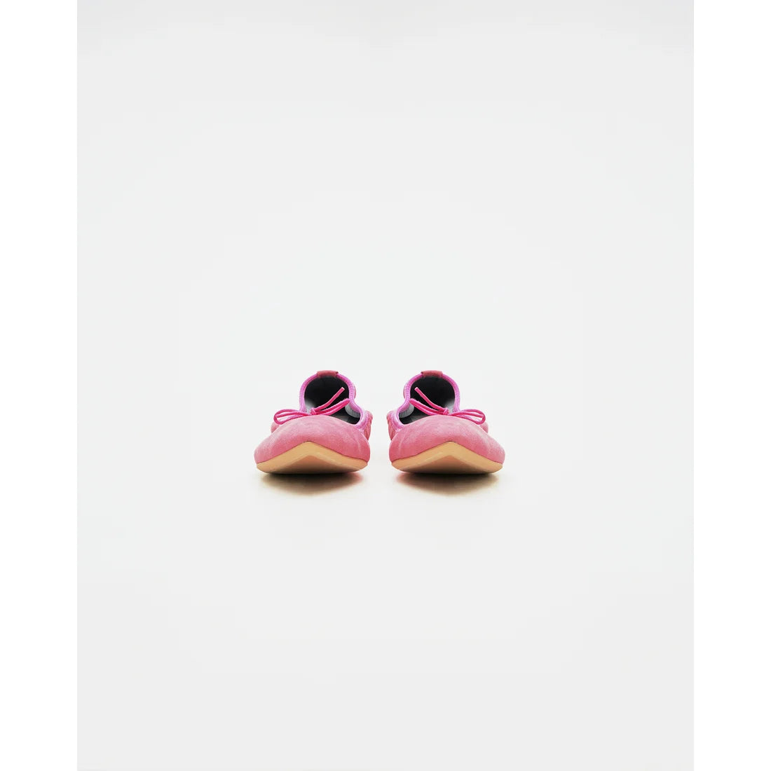 日本製【珍珠色調防水】Emma Francis 真皮 尖頭平底芭蕾舞鞋(01b-L S143)(Dark Pink leather suede) （ダークピンク レザースエード）