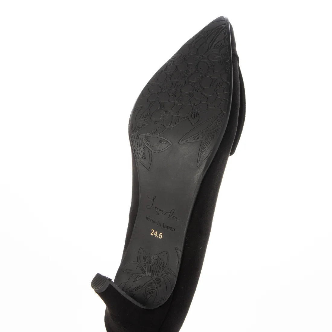 【新品預訂】日本製 Launa Lea 7cm 蝴蝶結高跟鞋 (608)(黑色 S / Black S)