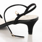 日本製 Launa Lea 雙交叉帶鞋跟涼鞋 (0517) Black S