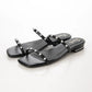 日本製 Launa Lea 珍珠雙帶涼鞋 (0518) Black