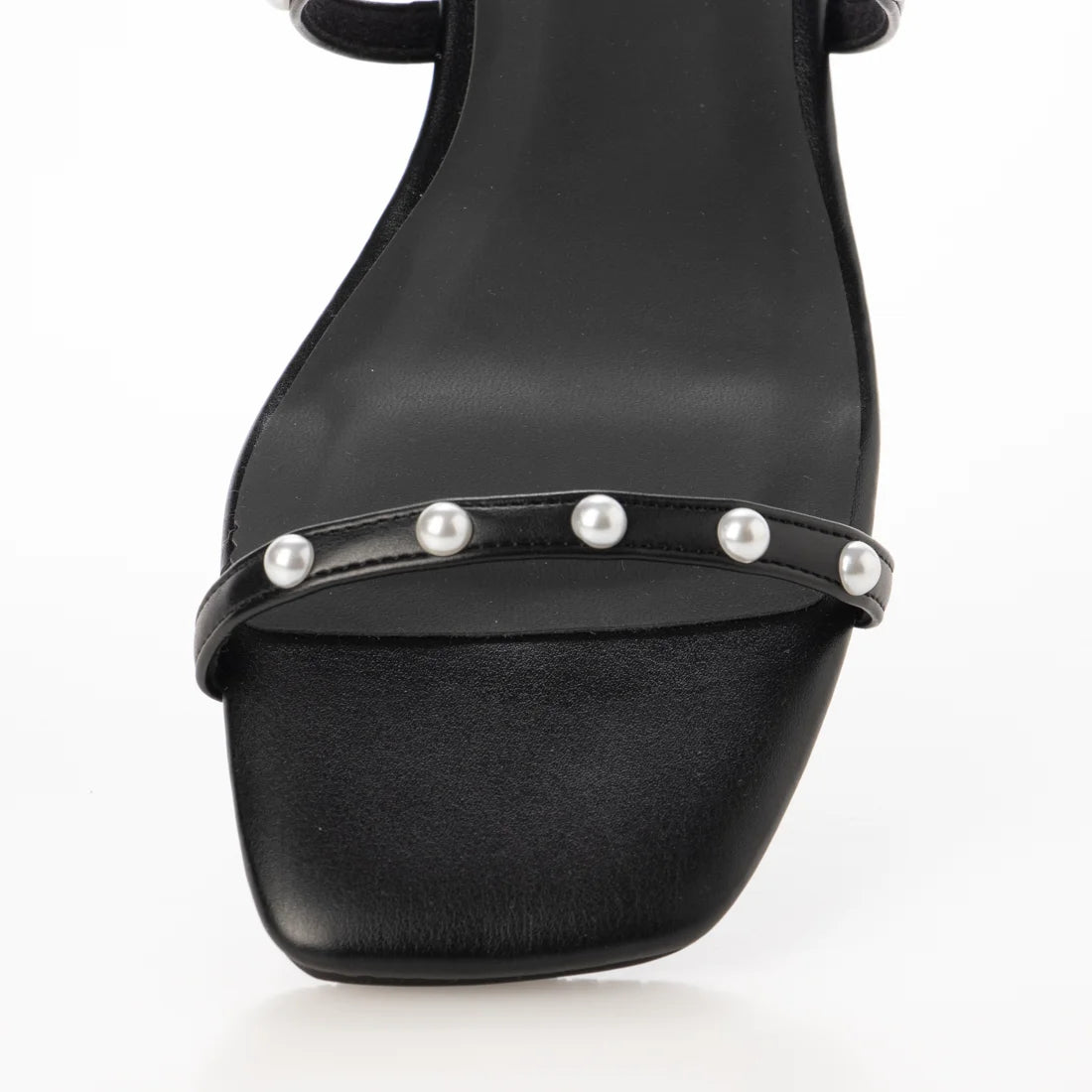 日本製 Launa Lea 珍珠雙帶涼鞋 (0518) Black