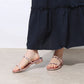 日本製 Launa Lea 珍珠雙帶涼鞋 (0518) Black