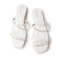 日本製 Launa Lea 珍珠雙帶涼鞋 (0518) White