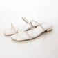 日本製 Launa Lea 珍珠雙帶涼鞋 (0518) White