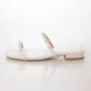 日本製 Launa Lea 珍珠雙帶涼鞋 (0518) White