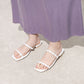 日本製 Launa Lea 珍珠雙帶涼鞋 (0518) White