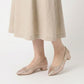 【新品預訂】日本製 Launa Lea  3.5cm踭尖頭跟芭蕾高跟鞋 (B9601A) (粉杏色Z / PK Beige Z)