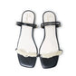 日本製 Launa Lea 2way 珍珠細帶涼鞋 (0519) Black