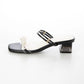 日本製 Launa Lea 2way 珍珠細帶涼鞋 (0519) Black
