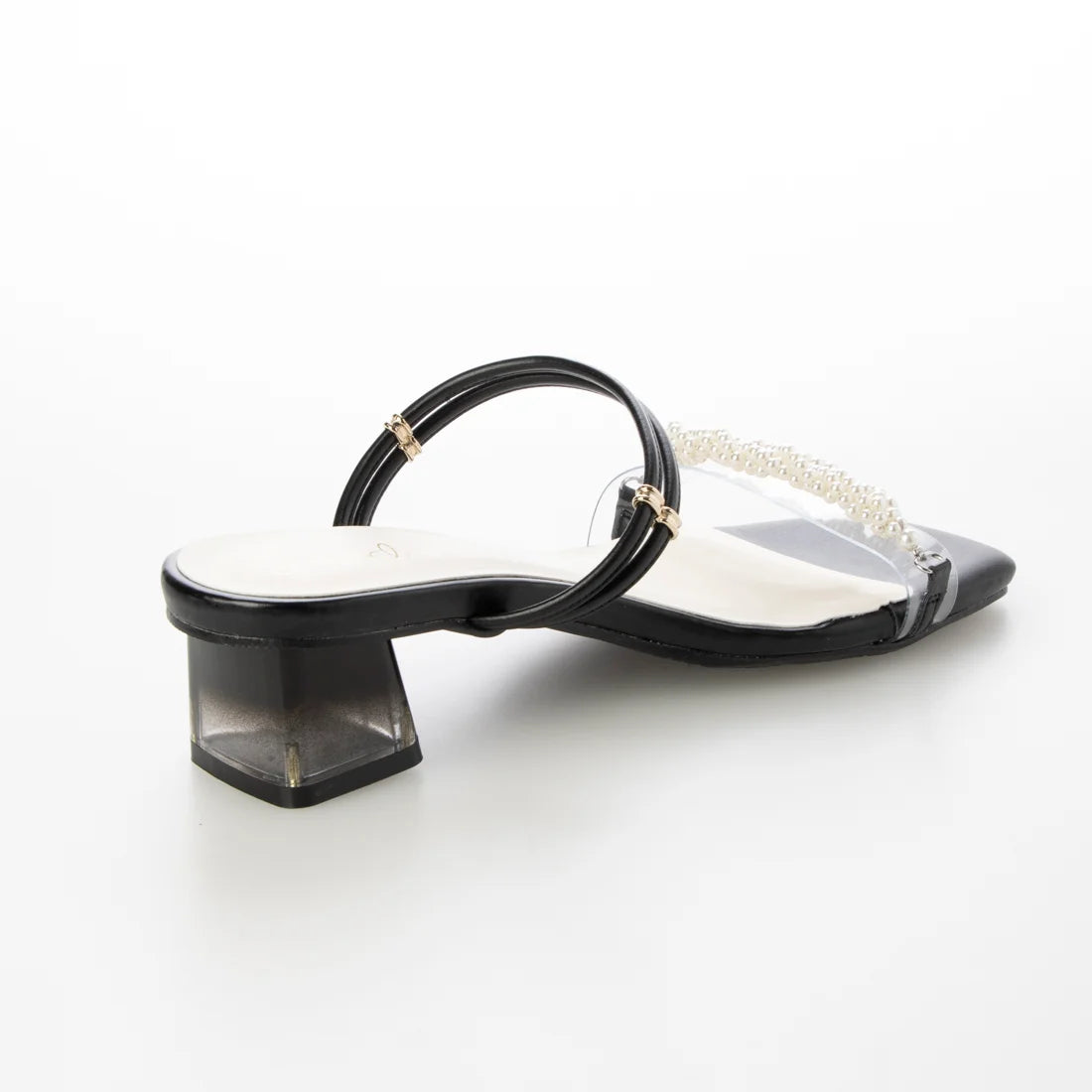 日本製 Launa Lea 2way 珍珠細帶涼鞋 (0519) Black