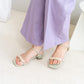 日本製 Launa Lea 2way 珍珠細帶涼鞋 (0519) Black