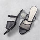 日本製 Launa lea 珍珠透明鞋跟涼鞋 (0520) Black Z
