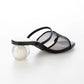 日本製 Launa lea 珍珠透明鞋跟涼鞋 (0520) Black Z
