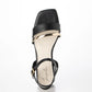 日本製 Launa lea 細方頭綁帶涼鞋 (0521) Black