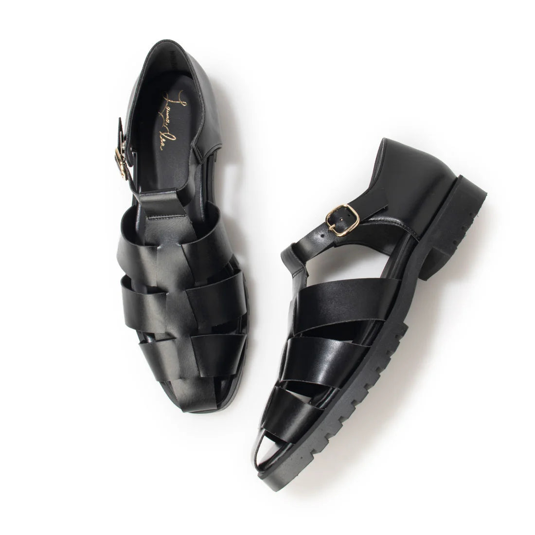 日本製 Launa lea Gurkha 涼鞋 (0523) Black