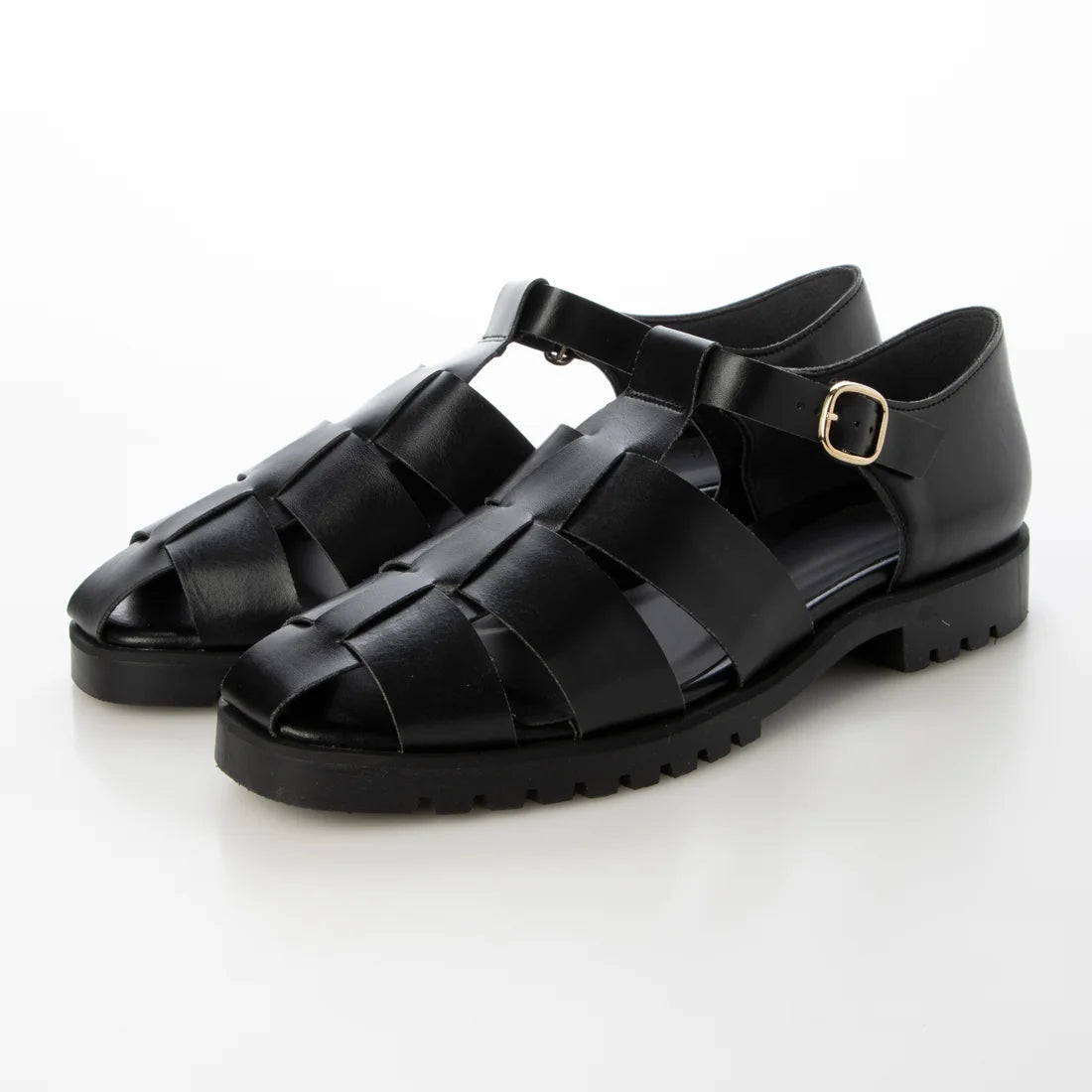 日本製 Launa lea Gurkha 涼鞋 (0523) Black