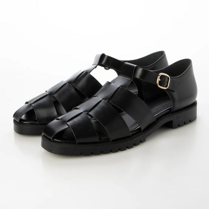 日本製 Launa lea Gurkha 涼鞋 (0523) Black